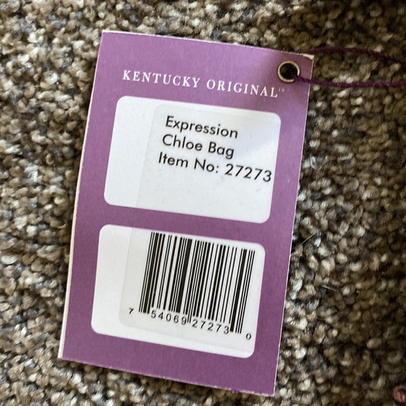 Donna Sharp Expression Chloe Bag Crossbody Purse Browns Purple NWT - Picture 7 of 7